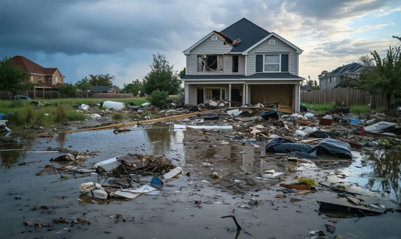 Ceiling Water Damage Repair In Henderson