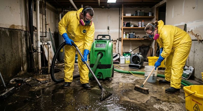 Sewage Backup Cleanup