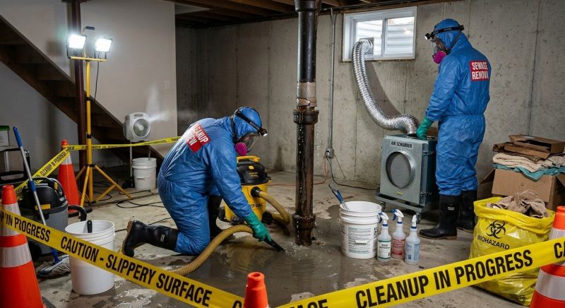Sewage Backup Cleanup