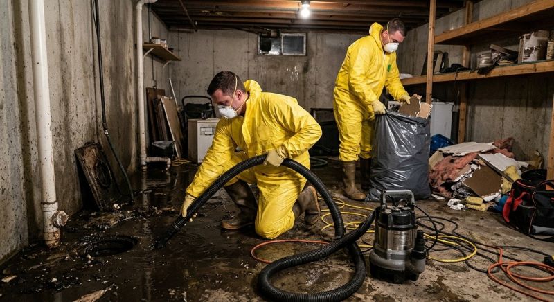 Sewage Backup Cleanup