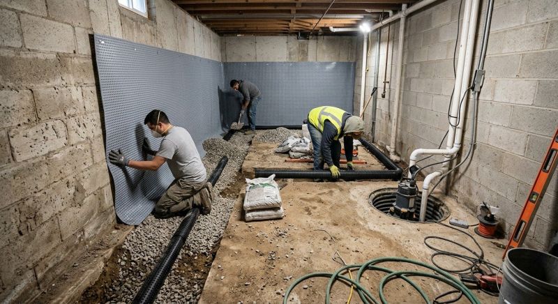 Basement Water Damage and Waterproofing Solutions