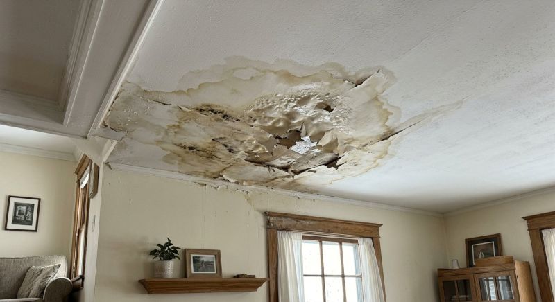 Ceiling Water Damage Repair In Henderson