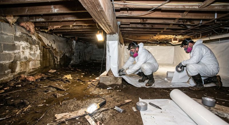 Crawl Space Water Damage and Repair Solutions